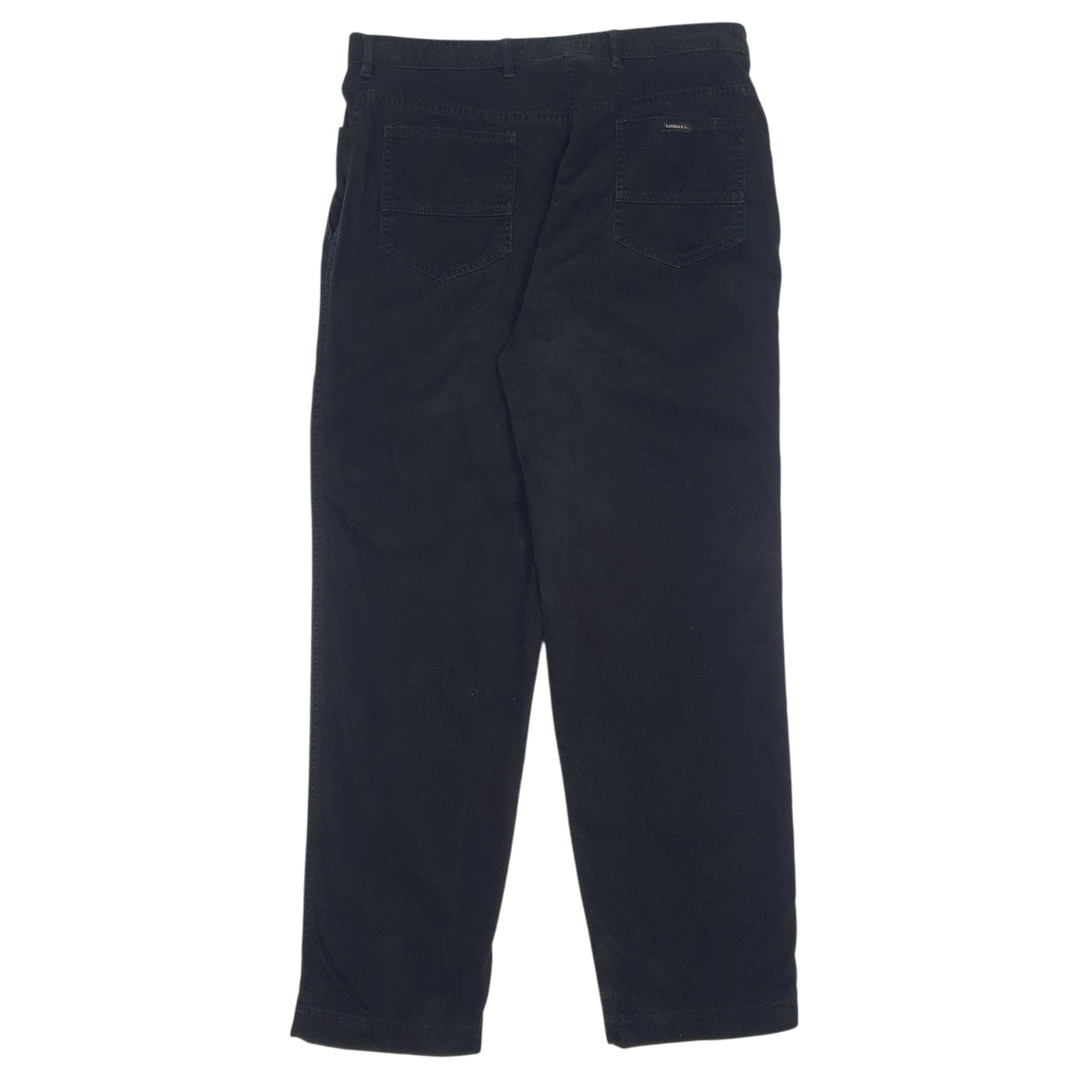 LAUREN RALPH LAUREN Cargo Workwear Trousers Black Womens  16